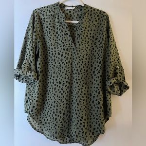 Women's Lush Tops Lush Warren Split Neck Blouse